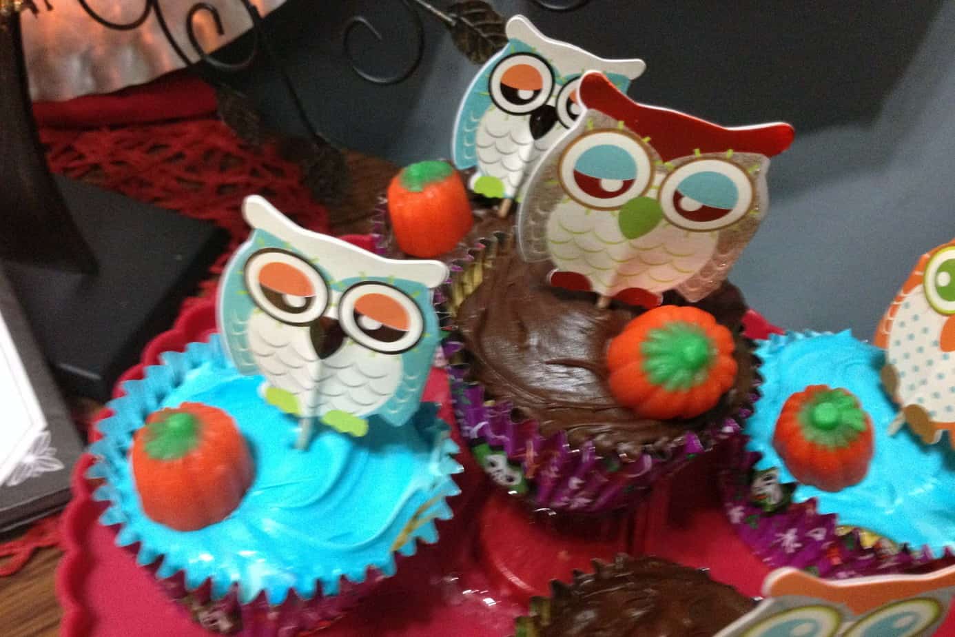 Halloween Party, Owl cupcakes