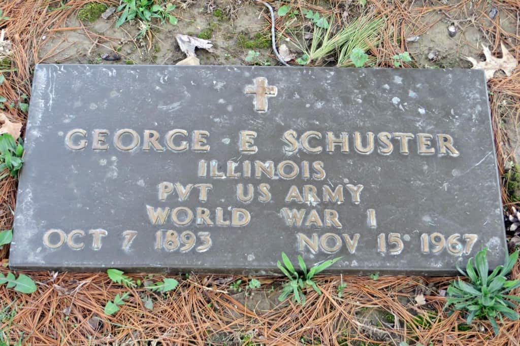 George Schuster headstone