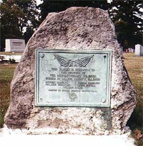 Harrisburg Illinois Revolutionary War Plaque