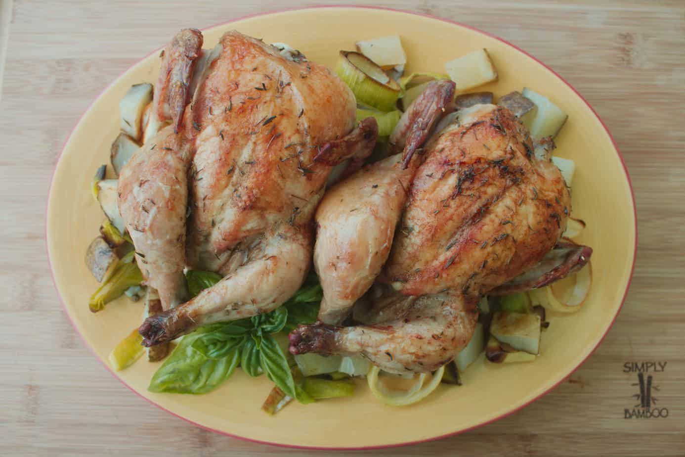 Roasted Cornish Game Hens