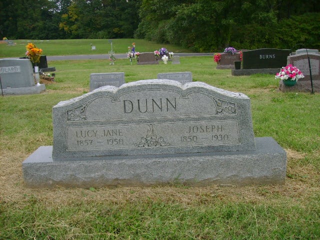 Lucy Jane Land Dunn Gravestone