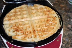 White Chocolate Macadamia Nut Waffles