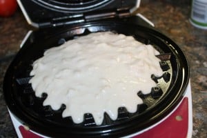 White Chocolate Macadamia Nut Waffles