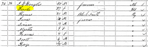 1850 Census JD Douglas