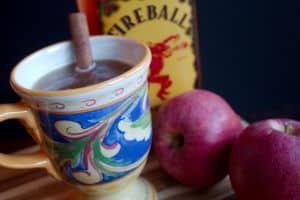 Apple Juice Cider with Whiskey