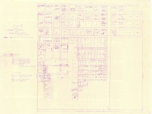 Boucher Cemetery 1910 Plat Map