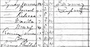 James Lindsey 1870 census