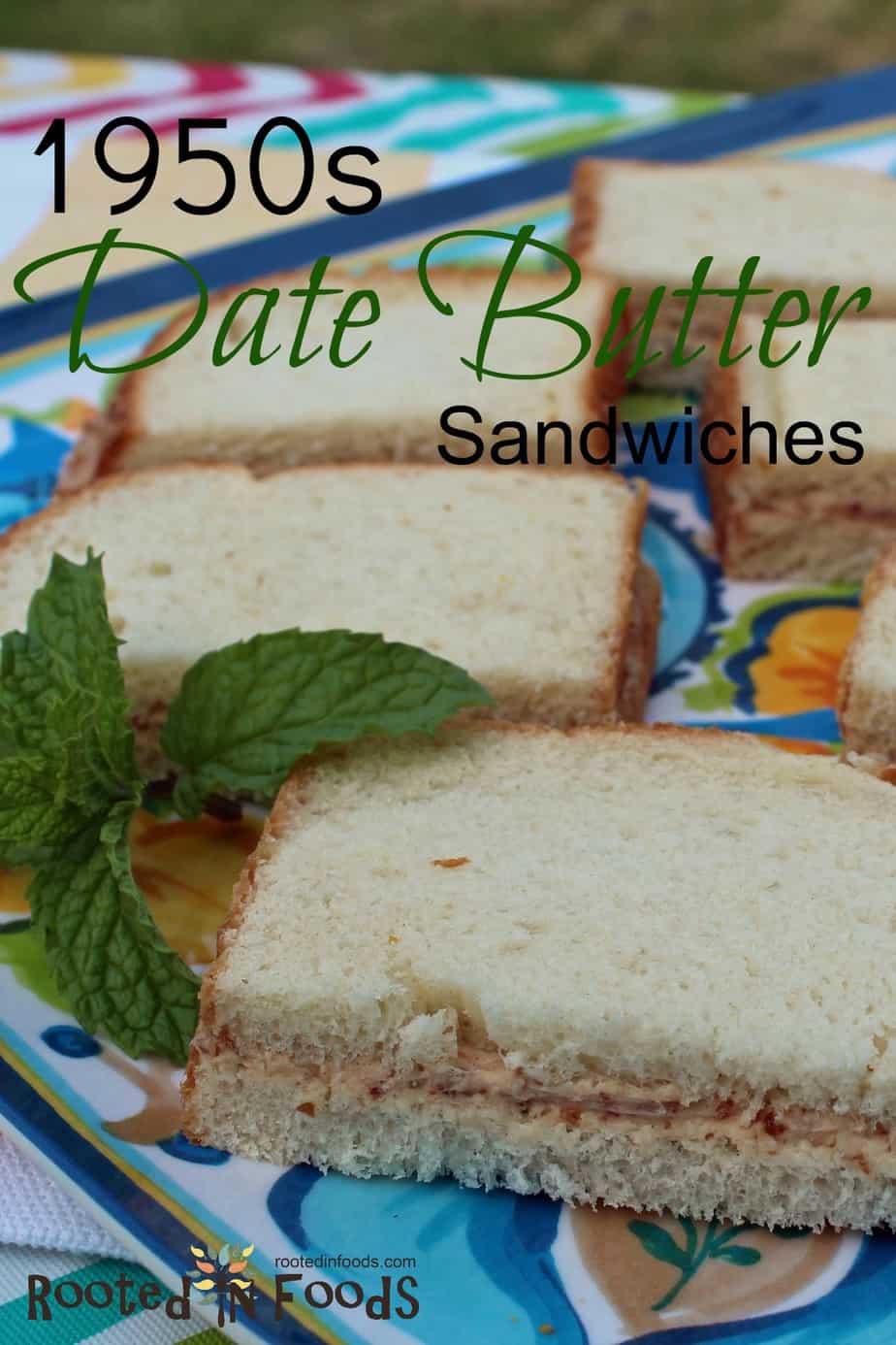 Date butter sandwiches