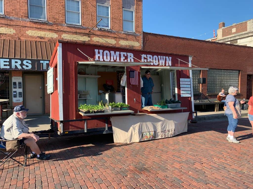 Murphysboro Farmers market Homer Grown