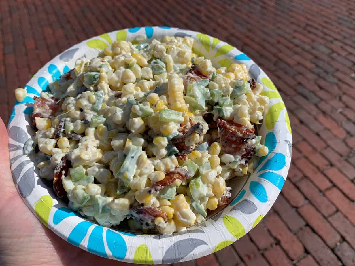 Creamy Grilled Corn and Jalapeño Salad