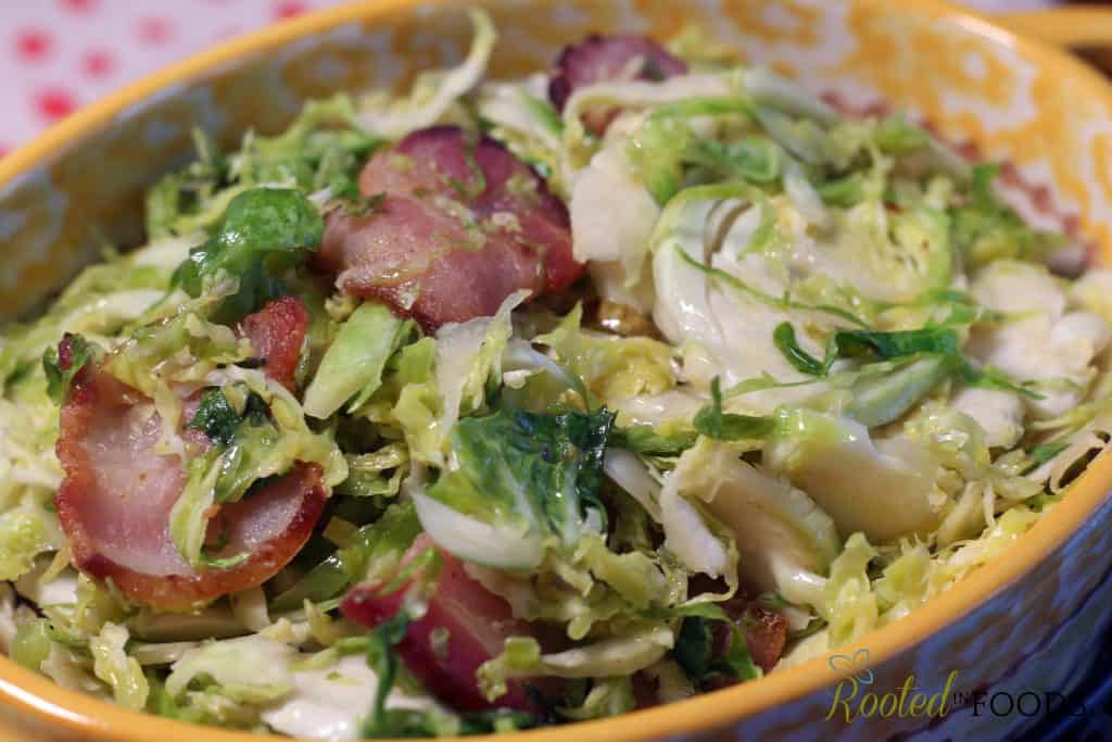 Brussels sprouts with bacon 